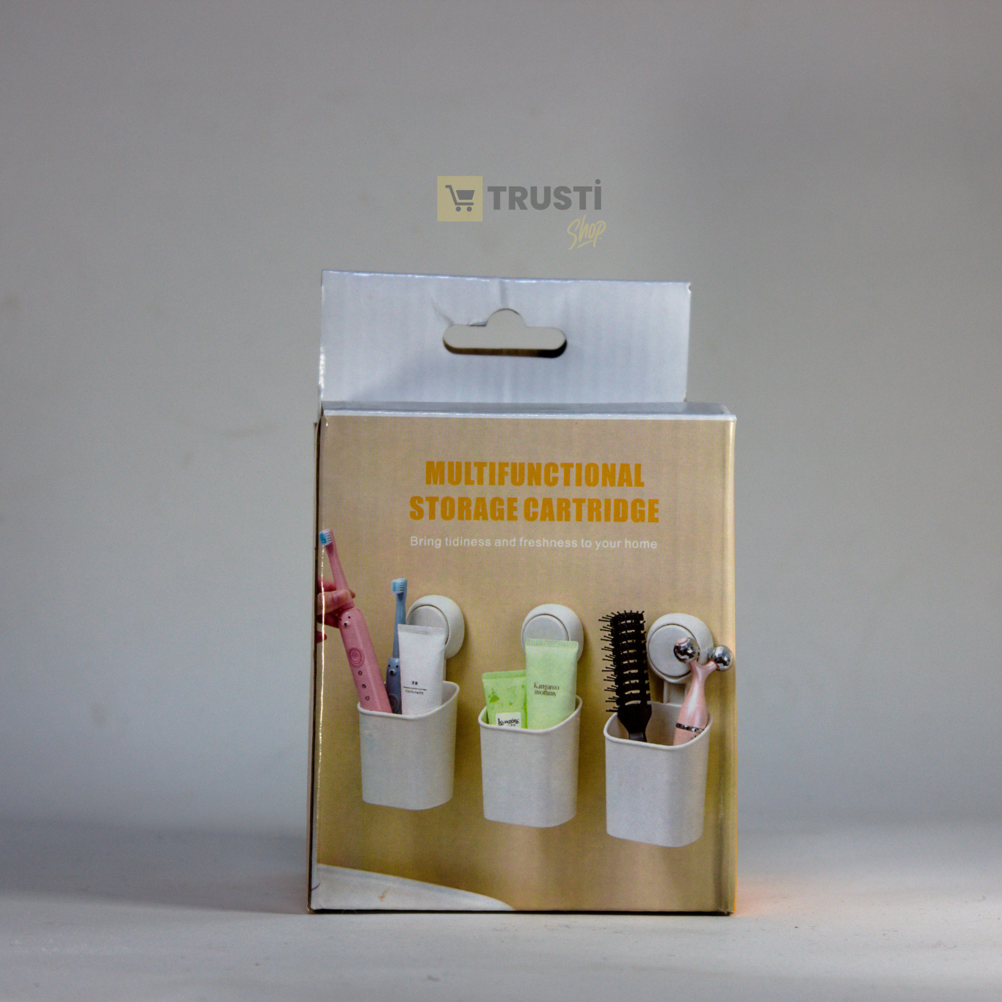 Support de Rangement Multifonction – Fixation Murale Sans Perçage