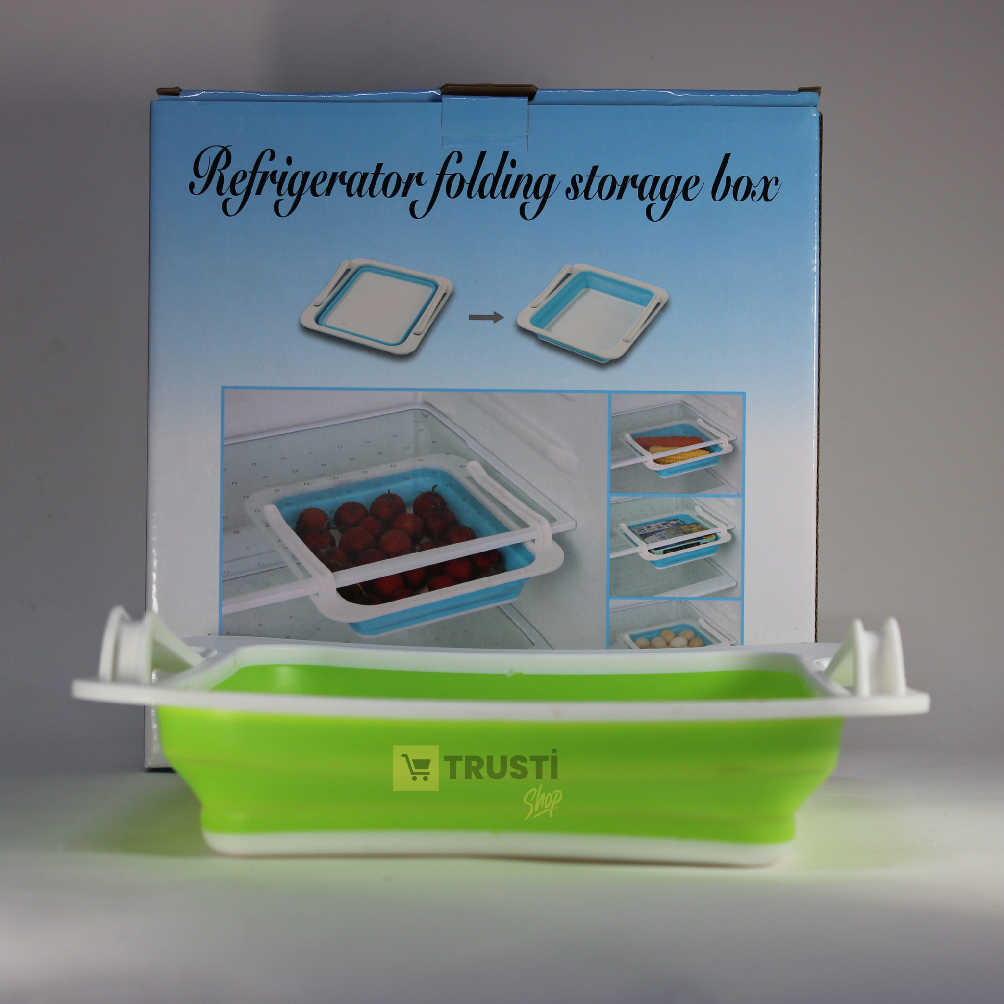 Boîte de rangement en plastique pour réfrigérateur