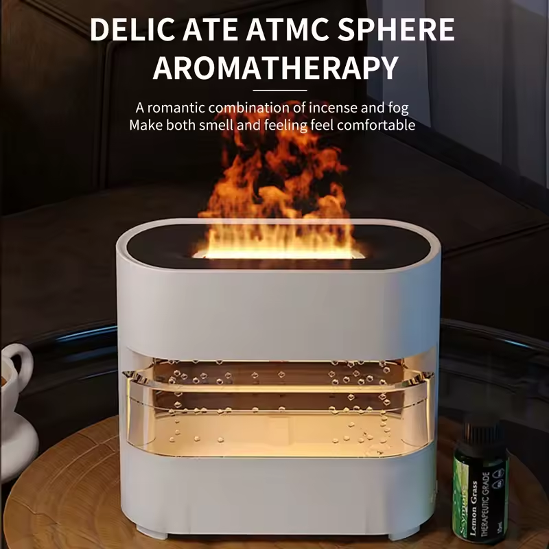 Diffuseur d’arômes Rainfire – Brume relaxante + Parfum offert dans le coffret