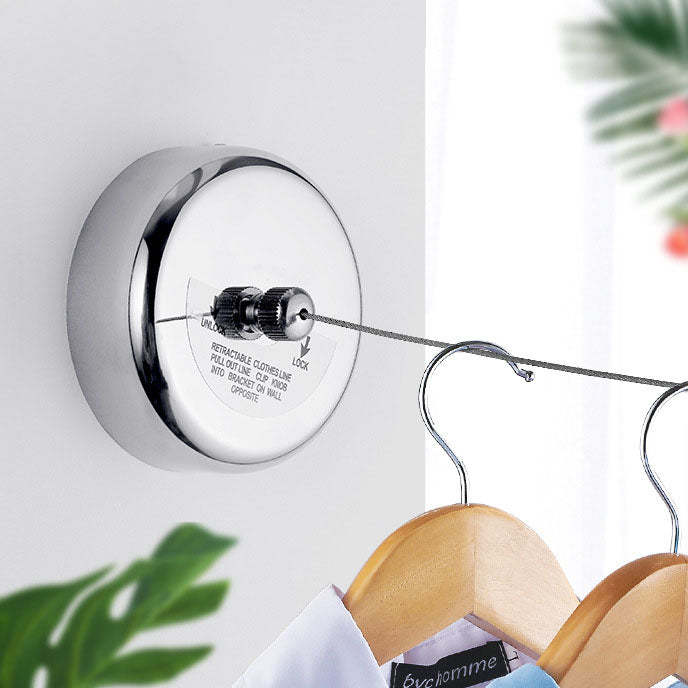 Corde à linge murale résistante au vent