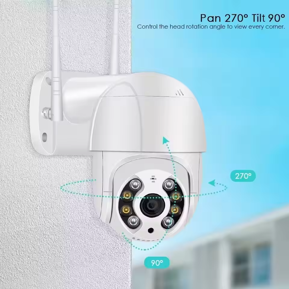 Full HD 2mp Ip66 Caméra réseau étanche Alarme de détection de mouvement Caméra de vidéosurveillance extérieure