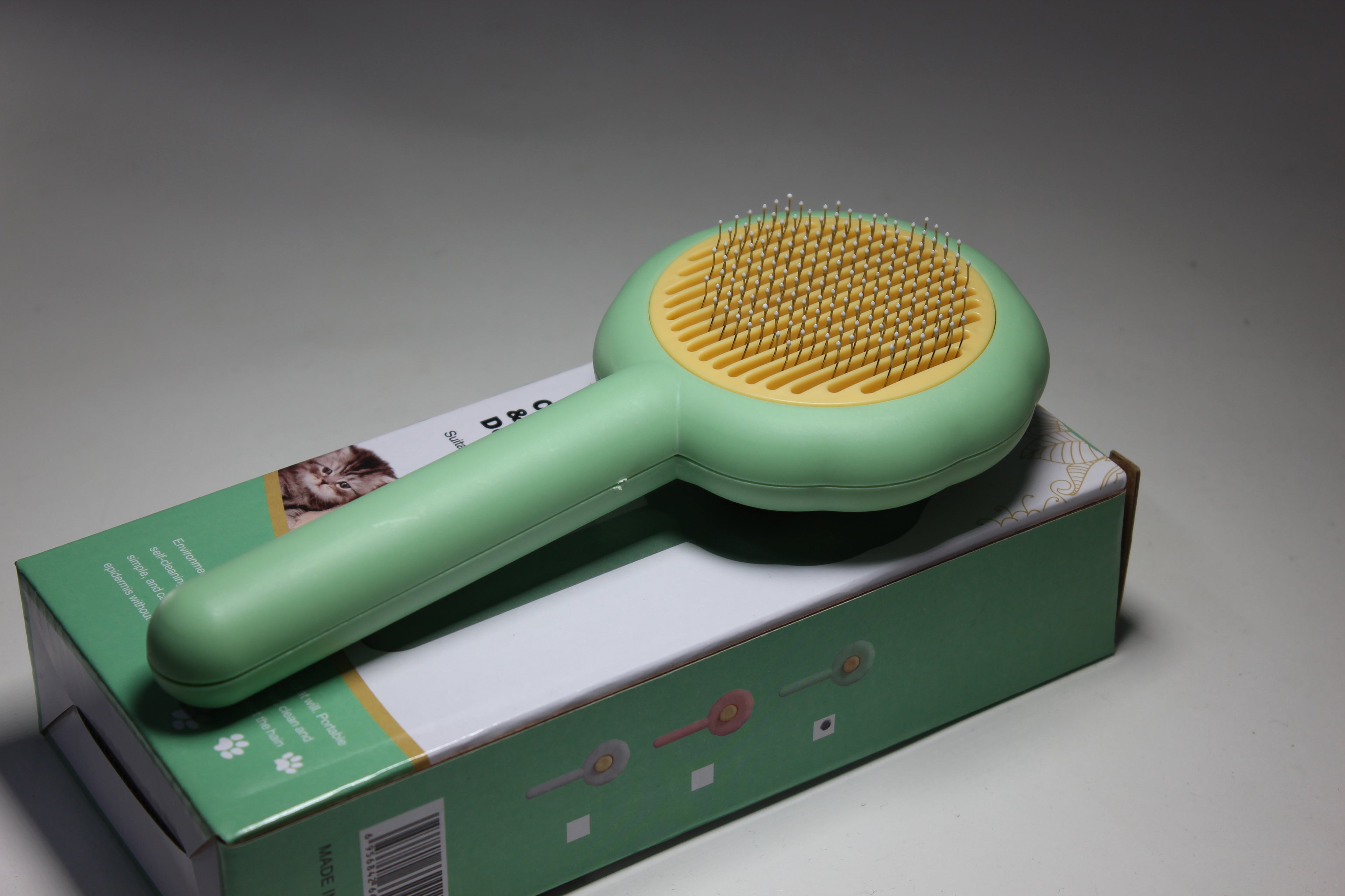 Brosse de Toilette pour Chats & Chiens – Auto-nettoyante & Massage