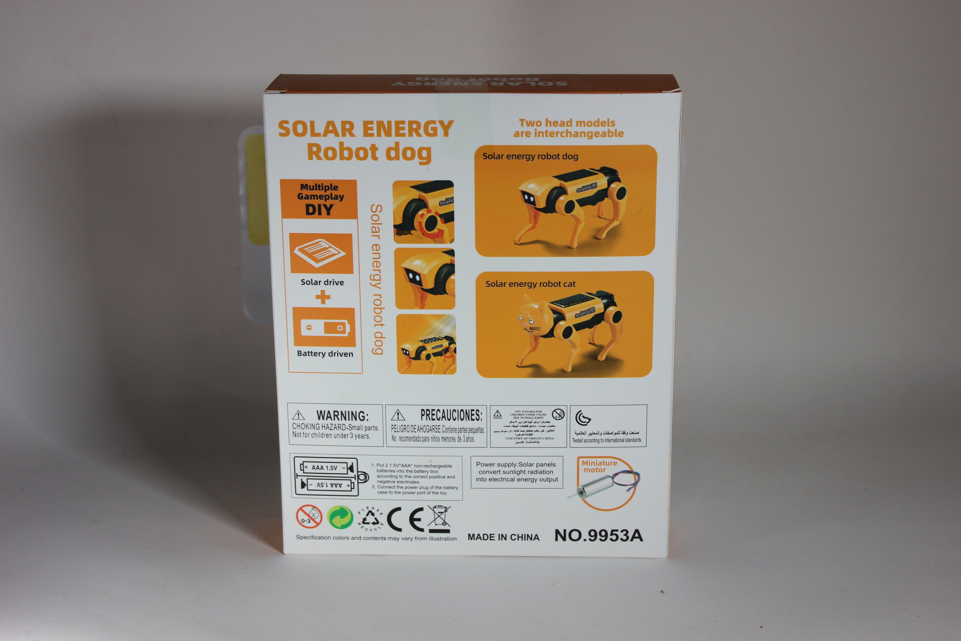 Robot Chien à Énergie Solaire – Jouet Éducatif