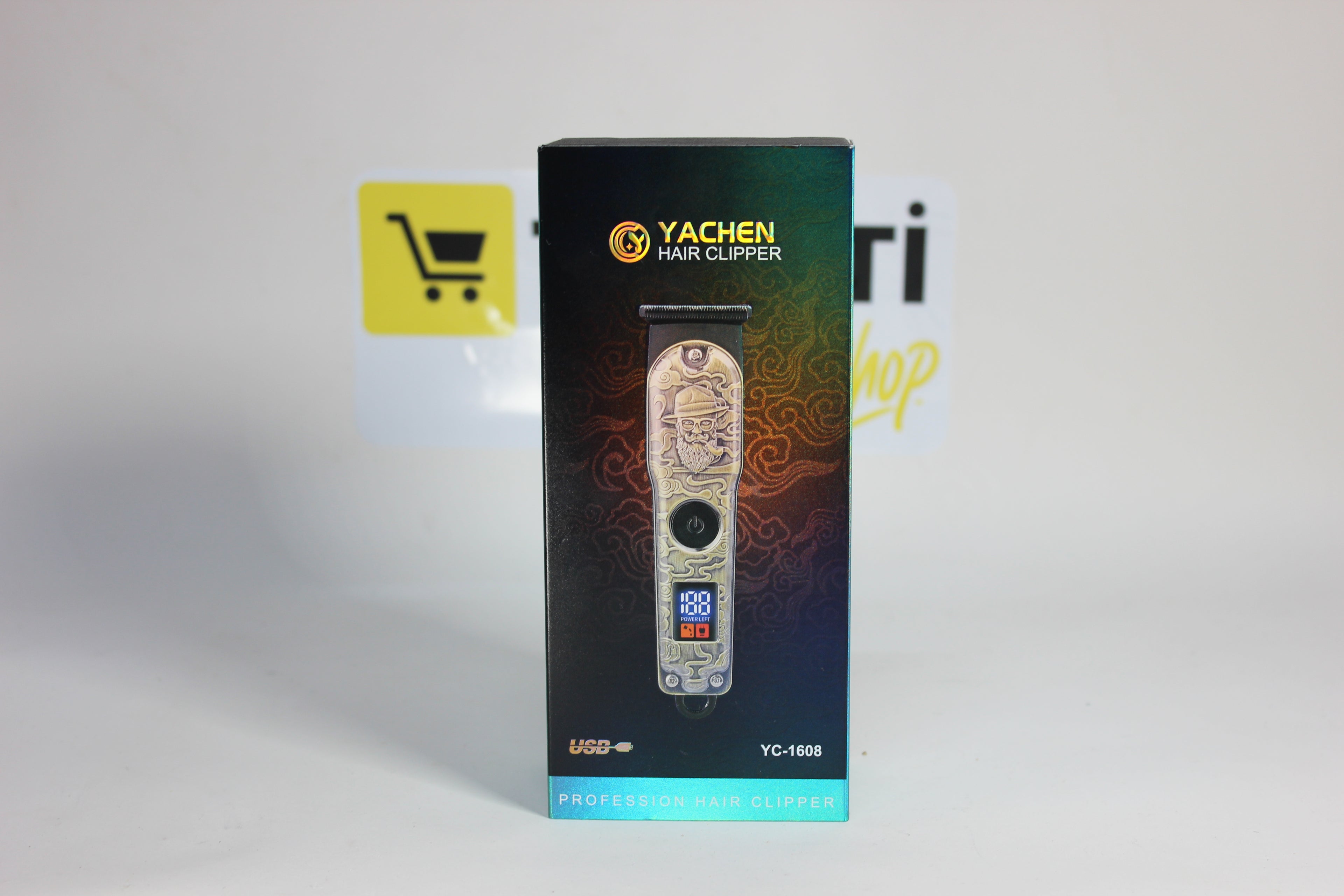 Tondeuse à Cheveux Vintage YC-1607/1608 – LCD & Recharge USB