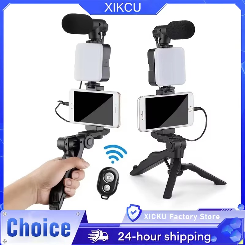 🎥 Kit Vlogging pour Smartphone – Qualité Pro Facilement