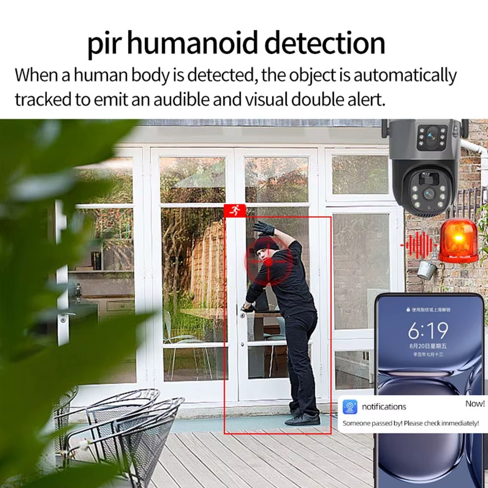 Caméra de Surveillance Solaire – 299 DT