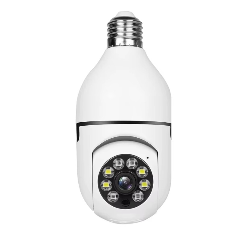 Caméra Ampoule WiFi 360° – Vision Nocturne & Surveillance Sans Fil | Guardian Lamp Camera