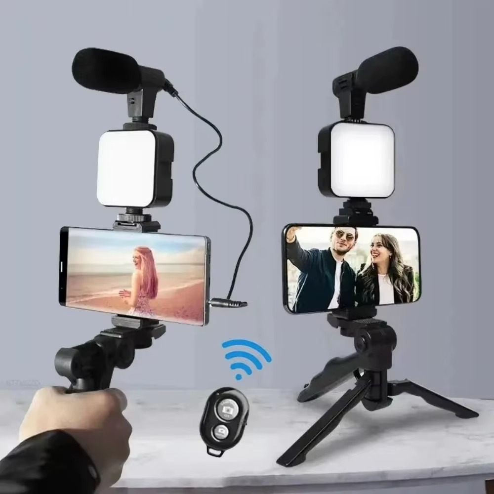 🎥 Kit Vlogging pour Smartphone – Qualité Pro Facilement
